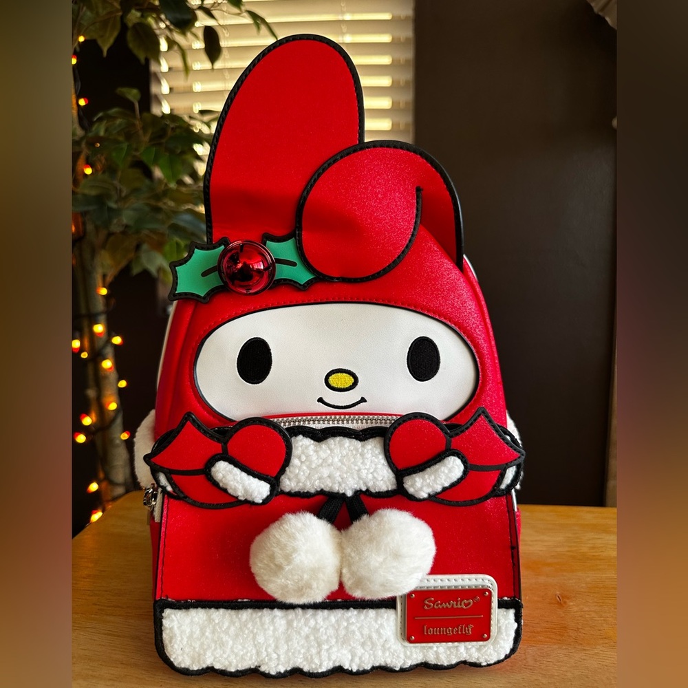 NWT Sanrio•Loungefly My Melody Winter Wonderland Mini Backpack